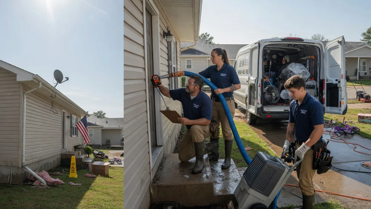 Ceiling Water Damage Restoration in Newhall, WV near me